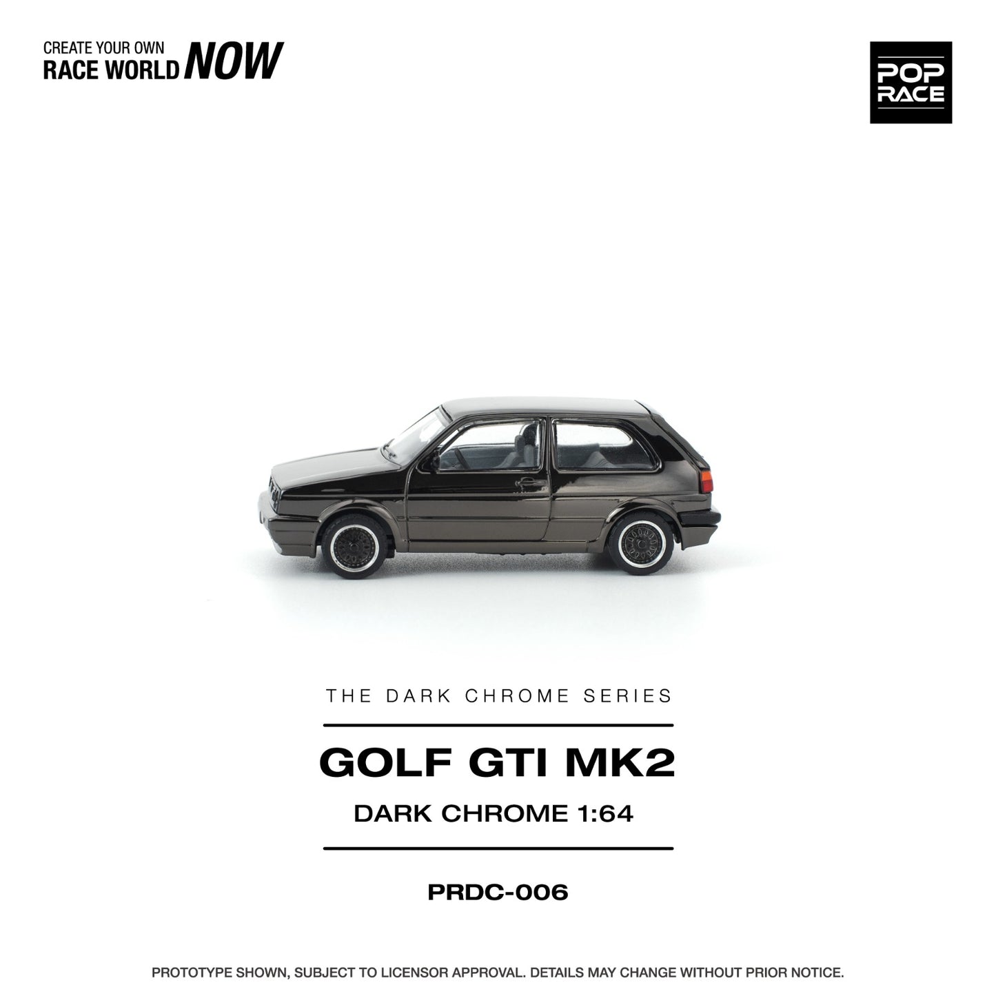 *Pre-Order* Pop Race Golf GTI MK2 Dark Chrome