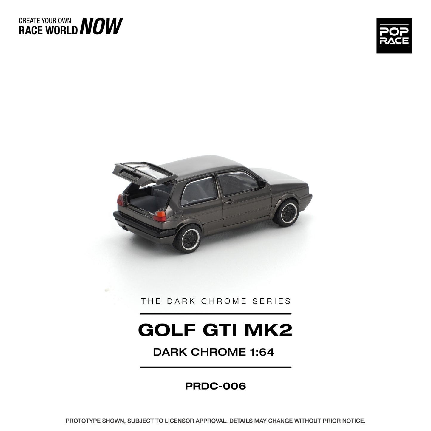 *Pre-Order* Pop Race Golf GTI MK2 Dark Chrome