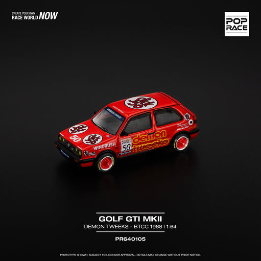 *Pre-Order* Pop Race Golf GTI MkII - Team Demon Tweeks BTCC 1988