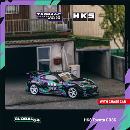 Tarmac Works HKS Toyota GR86 Black