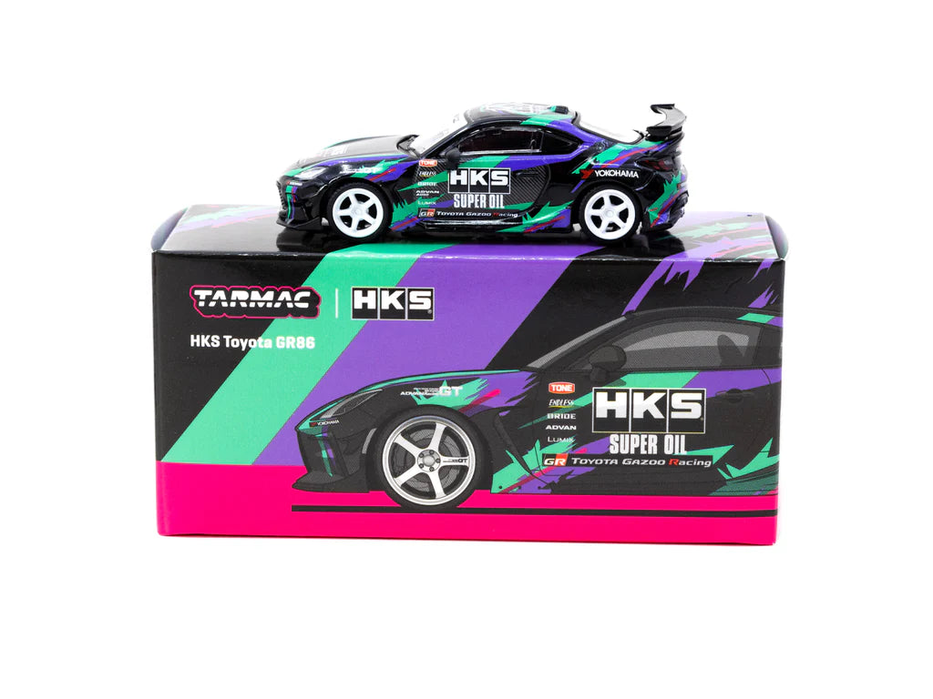 Tarmac Works HKS Toyota GR86 Black