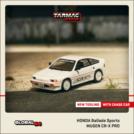 *Pre-Order* Tarmac Works HONDA Ballade Sports MUGEN CR-X PRO - White