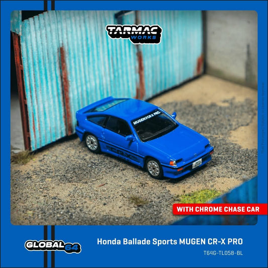 *Pre-Order* Tarmac Works HONDA Ballade Sports MUGEN CR-X PRO Blue