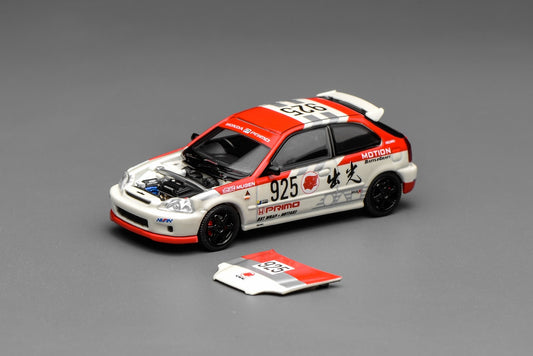 *Pre-Order* MotorHelix Honda Civic TYPE R (EK9) - Idemitsu Motion Red