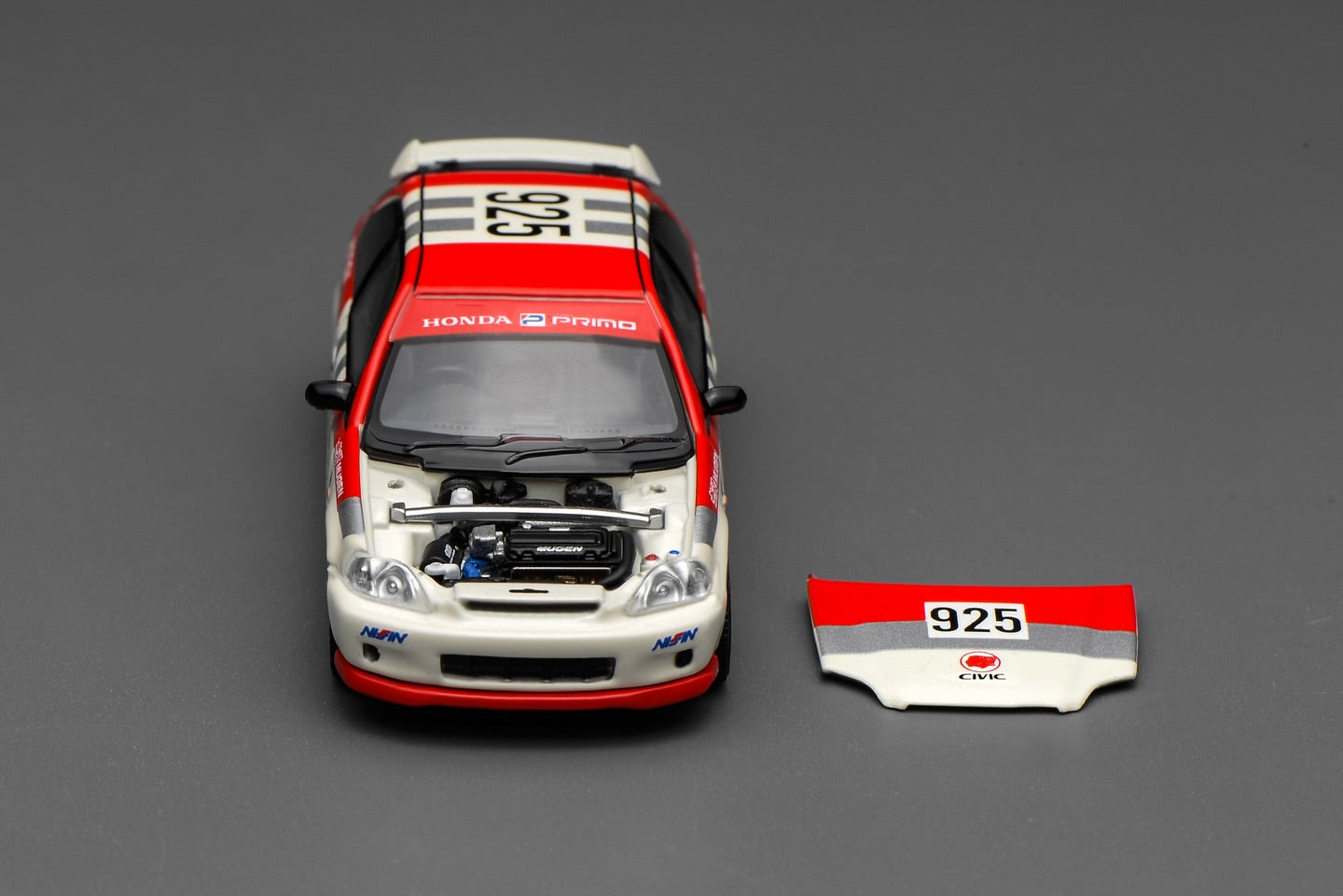 *Pre-Order* MotorHelix Honda Civic TYPE R (EK9) - Idemitsu Motion Red