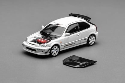 *Pre-Order* MotorHelix Honda Civic TYPE R (EK9) - J's Racing Livery White