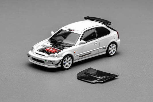 *Pre-Order* MotorHelix Honda Civic TYPE R (EK9) - J's Racing Livery White