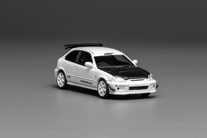 *Pre-Order* MotorHelix Honda Civic TYPE R (EK9) - J's Racing Livery White