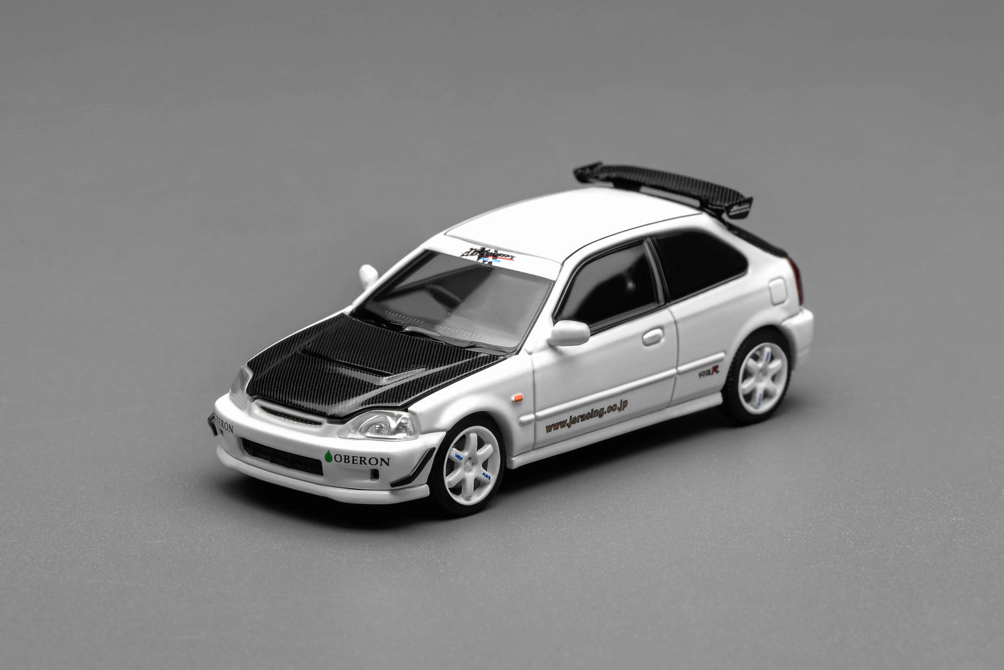 *Pre-Order* MotorHelix Honda Civic TYPE R (EK9) - J's Racing Livery White