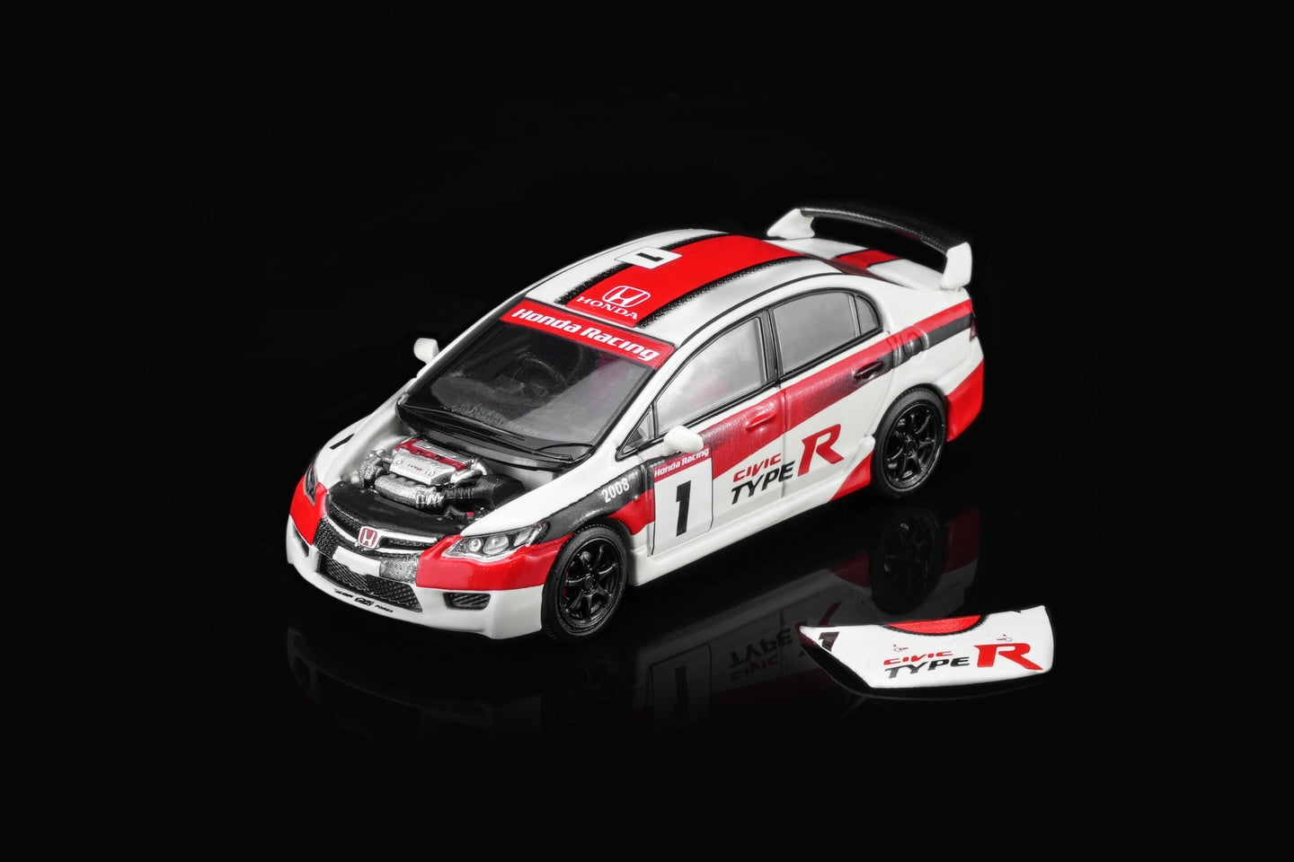 *Pre-Order* MotorHelix M65421 - Honda Civic TYPE R (FD2) #1 2012 Japan One Make Race