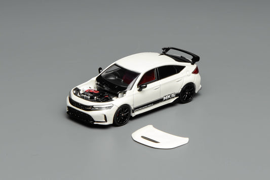 *Pre-Order* MotorHelix Honda Civic TYPE R (FL5) HKS Livery - Championship White