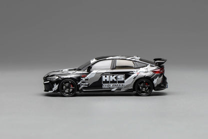 *Pre-Order* MotorHelix Honda Civic TYPE R (FL5) HKS Livery - Matte Black