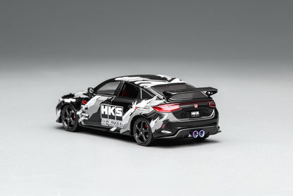 *Pre-Order* MotorHelix Honda Civic TYPE R (FL5) HKS Livery - Matte Black