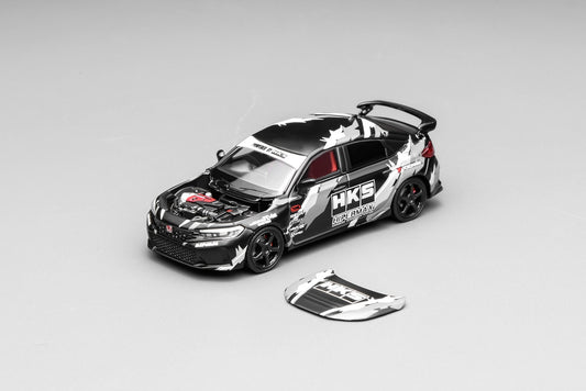 *Pre-Order* MotorHelix Honda Civic TYPE R (FL5) HKS Livery - Matte Black