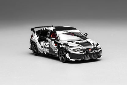 *Pre-Order* MotorHelix Honda Civic TYPE R (FL5) HKS Livery - Matte Black
