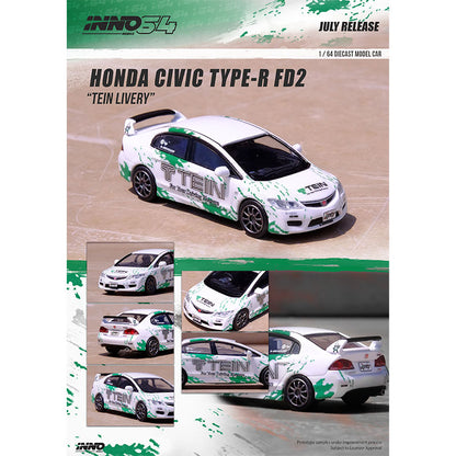 Inno Models Inno64 Honda Civic Type-R FD2 "Tein" Livery