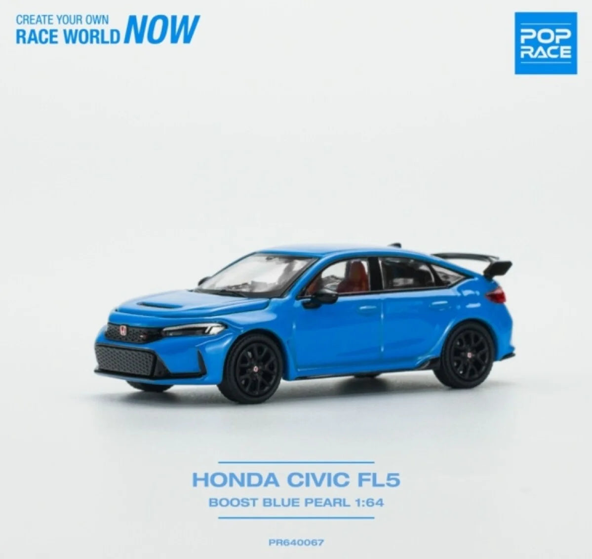 Pop Race Honda Civic Type-R (FL5) Boost Blue Pearl – Mini Toy Sensei
