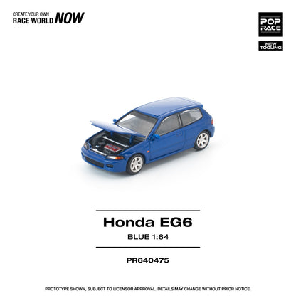*Pre-Order* Pop Race Honda Civic (EG6) Captiva Blue