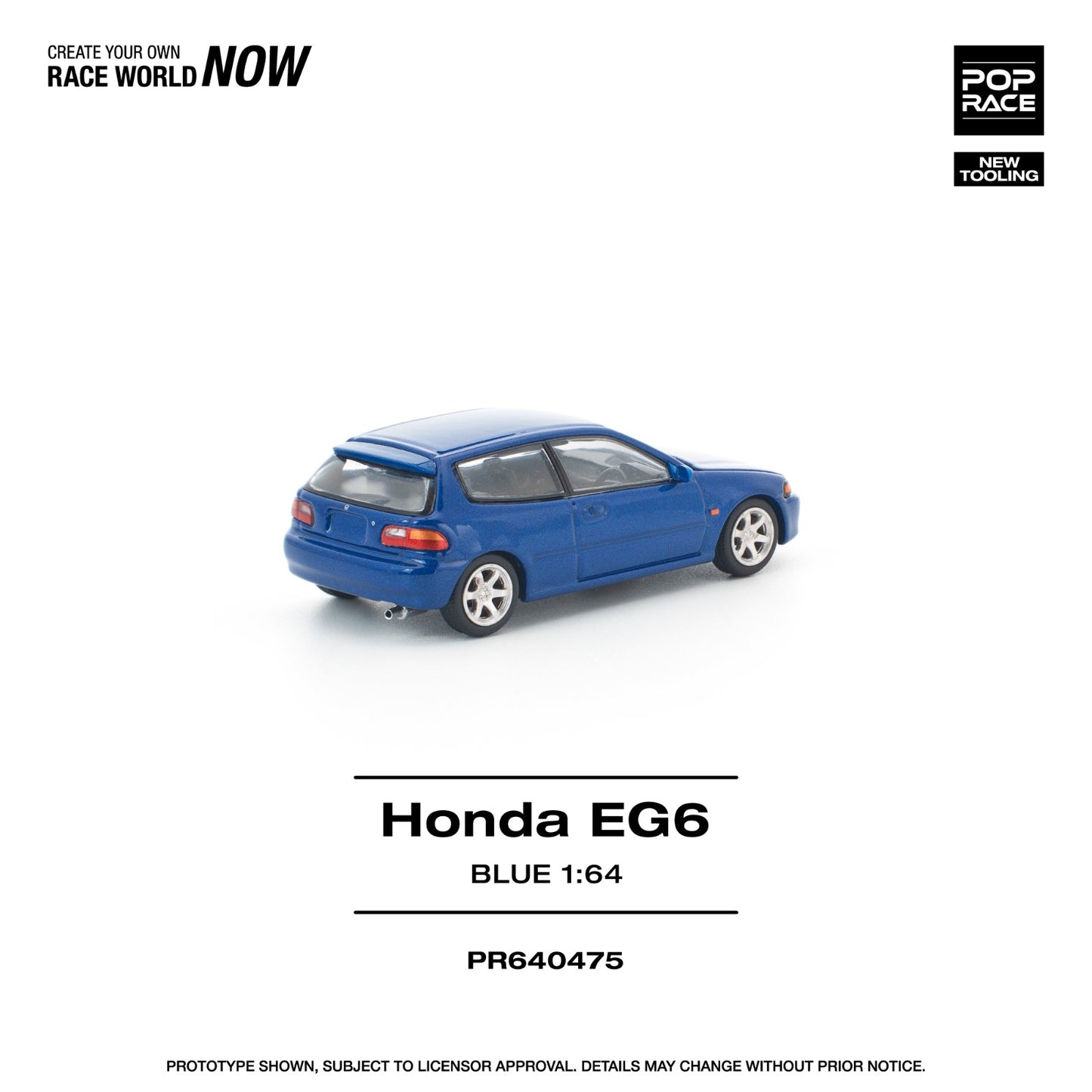 *Pre-Order* Pop Race Honda Civic (EG6) Captiva Blue