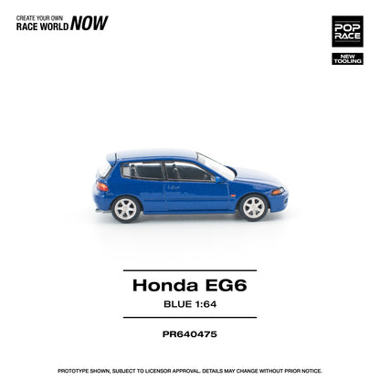 *Pre-Order* Pop Race Honda Civic (EG6) Captiva Blue