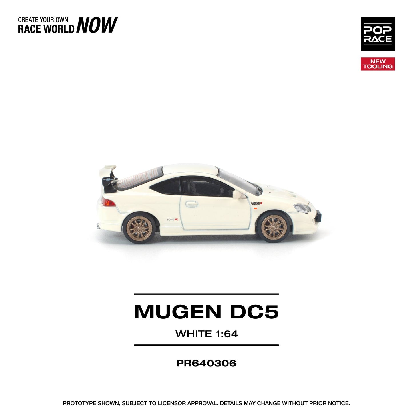 *Pre-Order* Pop Race Honda DC5 MUGEN White