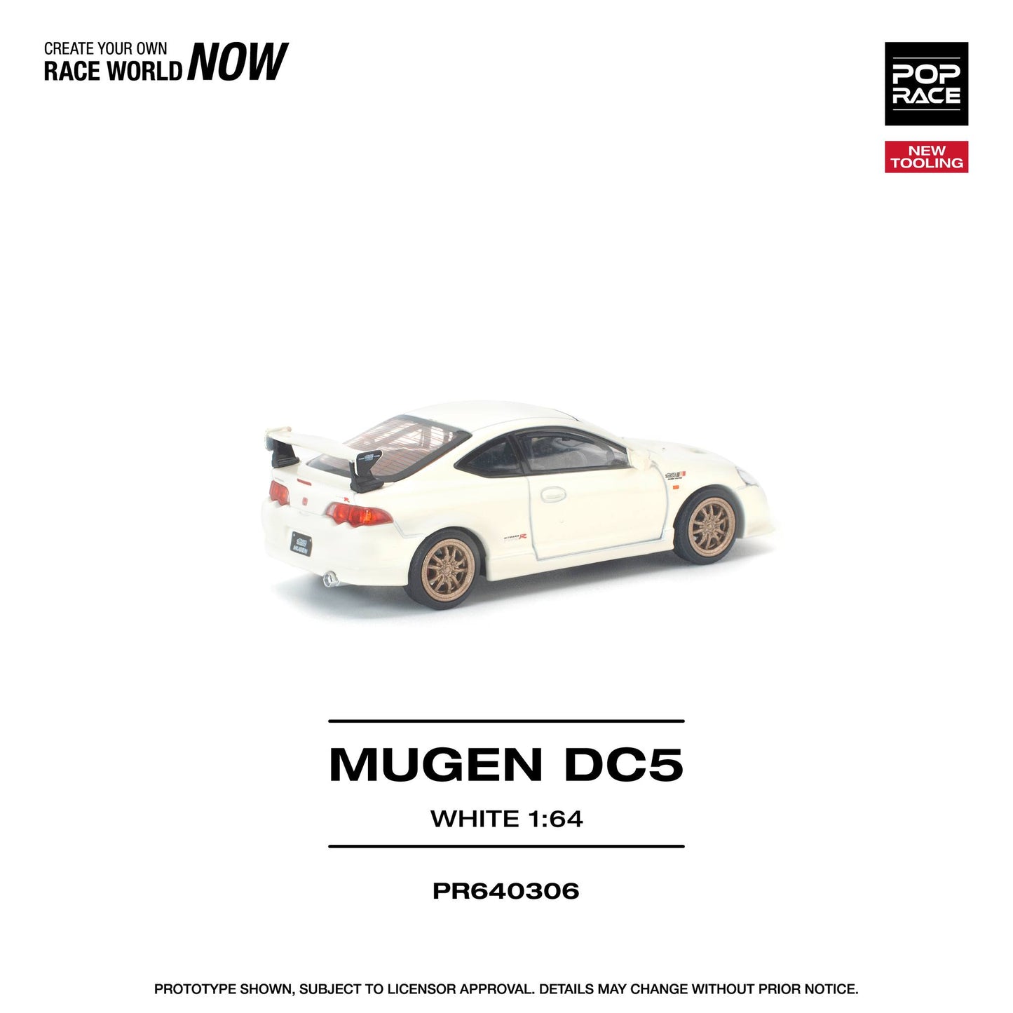 *Pre-Order* Pop Race Honda DC5 MUGEN White