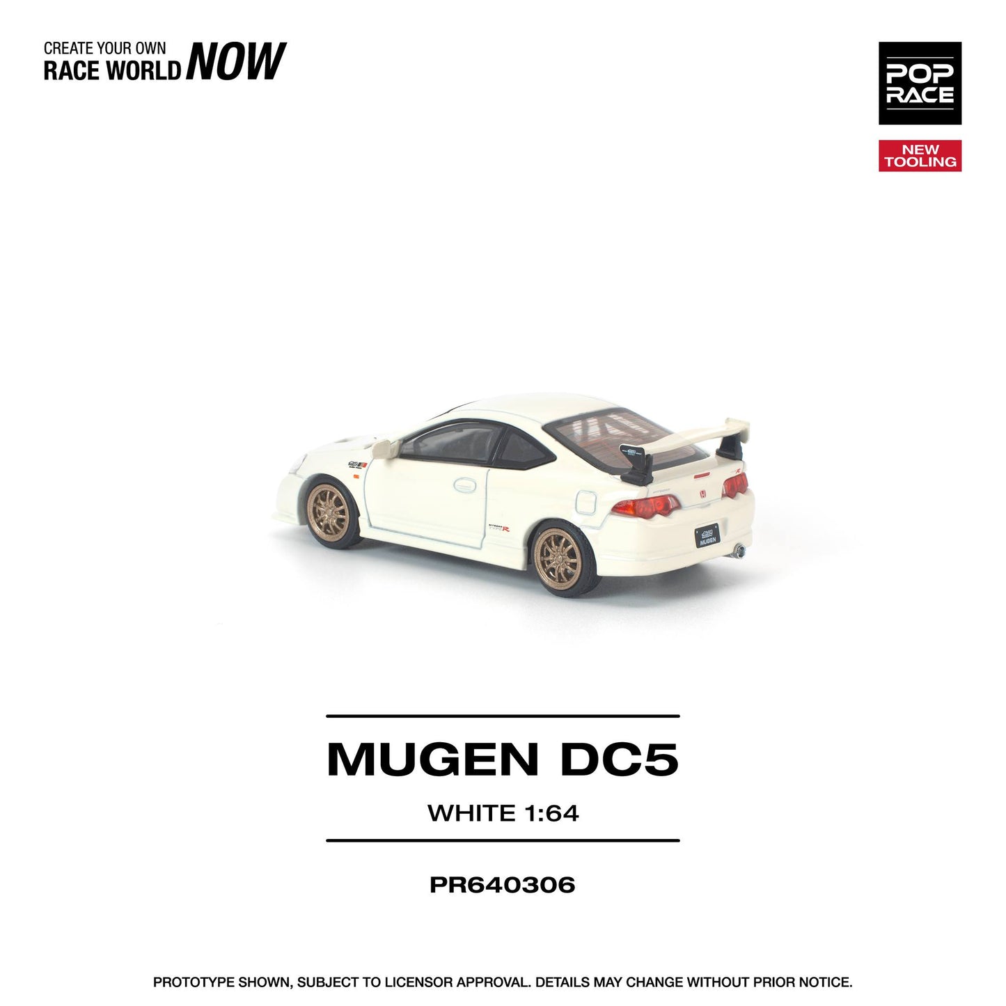 *Pre-Order* Pop Race Honda DC5 MUGEN White