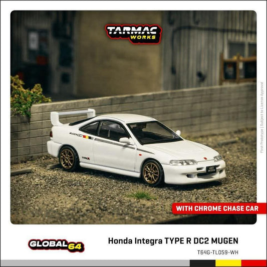 *Pre-Order* Tarmac Works Honda Integra TYPE R DC2 MUGEN Championship White