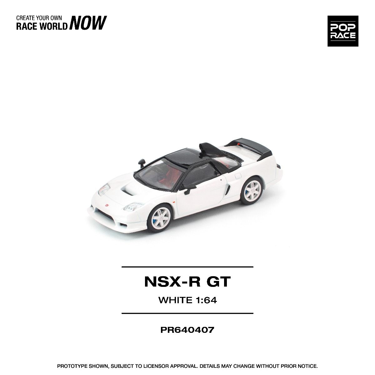 Pre-Order* Pop Race Honda NSX-R GT White – Mini Toy Sensei