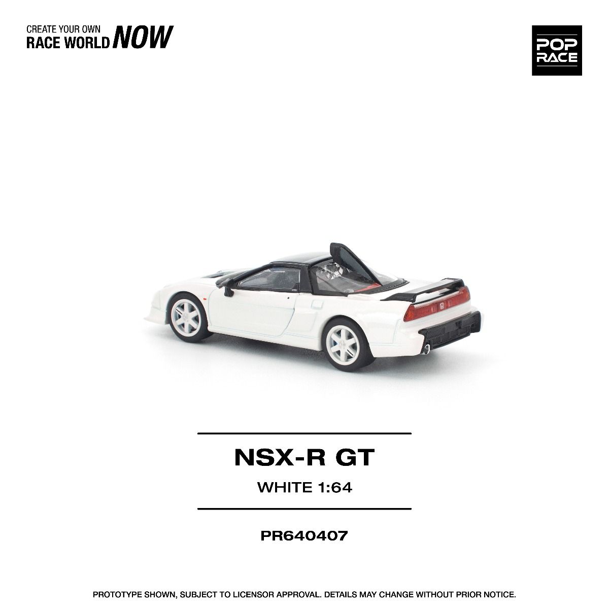 Pre-Order* Pop Race Honda NSX-R GT White – Mini Toy Sensei