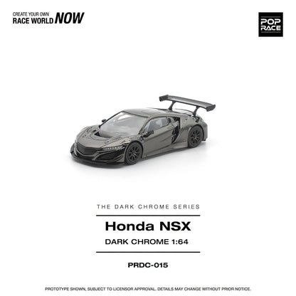 *Pre-Order* Pop Race - PRDC015 Honda NSX GT3 EVO22 Dark Chrome