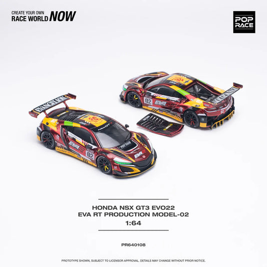 *Pre-Order* Pop Race Honda NSX GT3 Evo22 - EVA RT Production Model-02