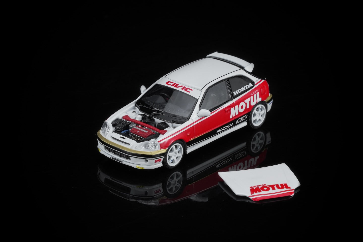 *Pre-Order* MotorHelix M65018 - Honda Civic TYPE R (EK9) - Customized Motul Livery