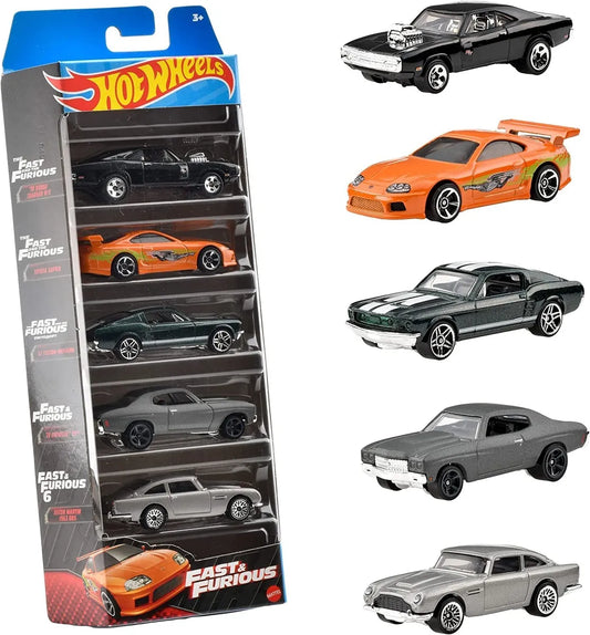 Hot Wheels 2023 Fast & Furious 5 Cars Boxset - Japanese Stock