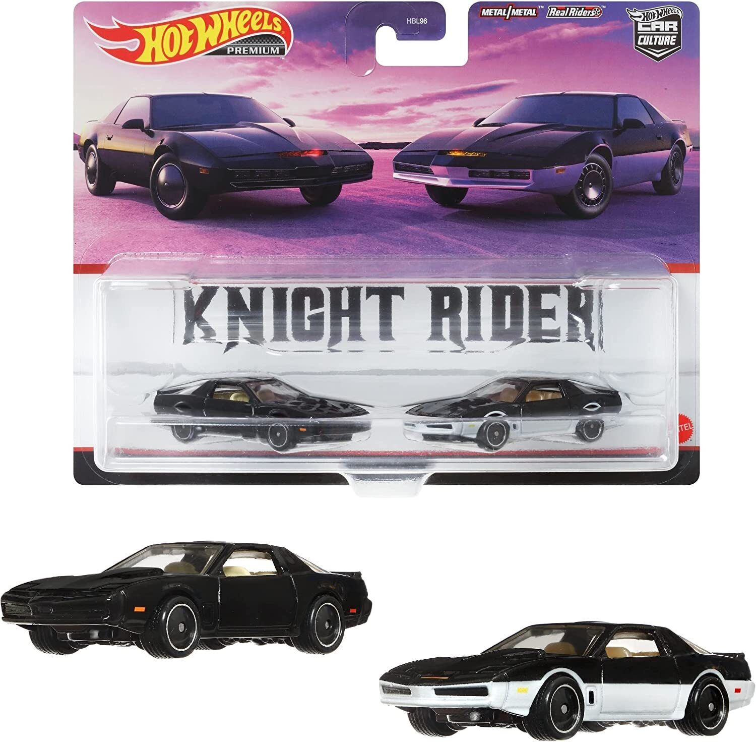 Hot Wheels Premium Car Culture Knight Rider K.I.T.T. & K.A.R.R. (Twin ...