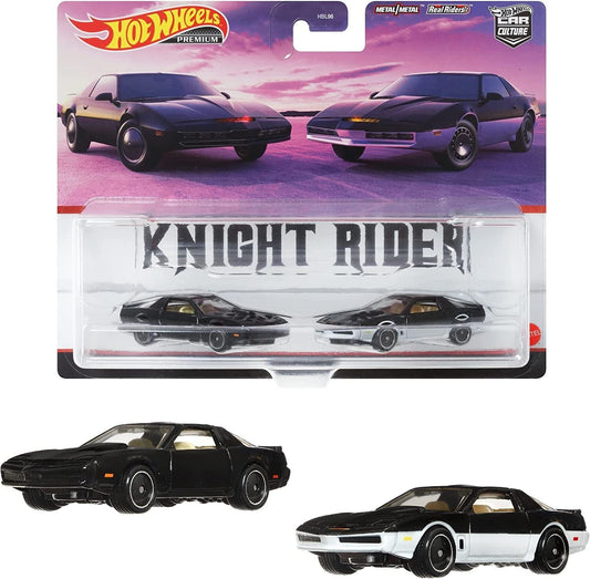 Hot Wheels Premium Car Culture Knight Rider K.I.T.T. & K.A.R.R. (Twin Pack) - Japanese Stock
