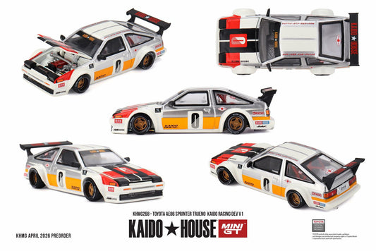 *Pre-Order* Mini GT x Kaido House No.268 Toyota AE86 Sprinter Trueno Kaido Racing DEV V1