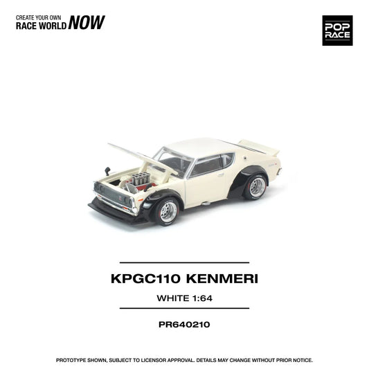 *Pre-Order* Pop Race KPGC110 KENMERI White