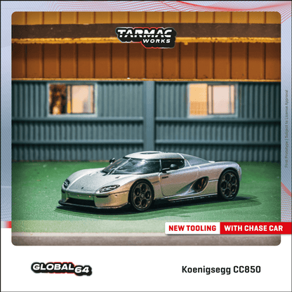 *Pre-Order* Tarmac Works Koenigsegg CC850 Silver