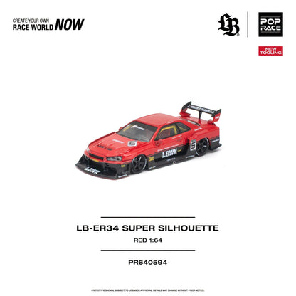 *Pre-Order* Pop Race - PR640594 LB-ER34 Super Silhouette Red