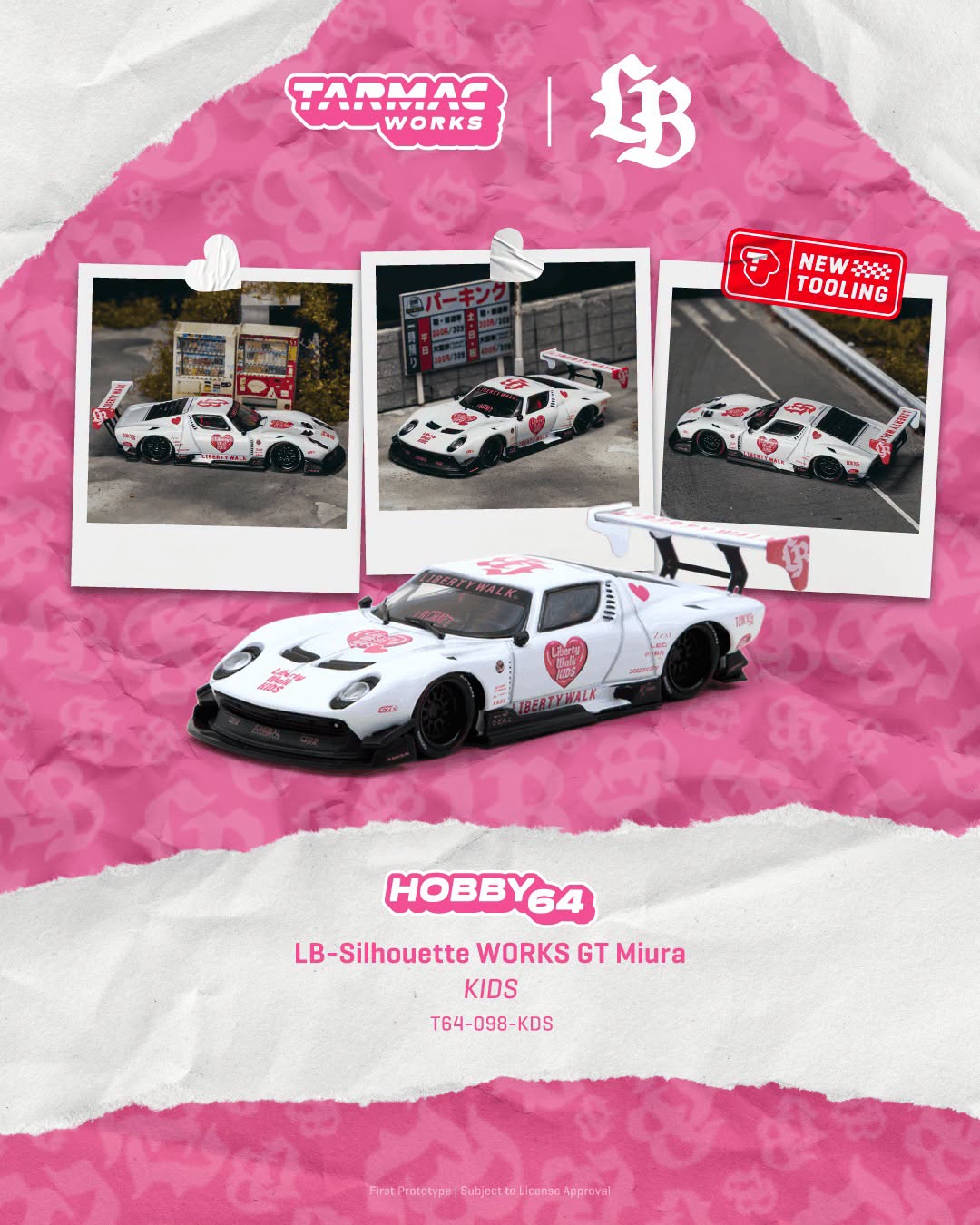 *Pre-Order* Tarmac Works - LB-Silhouette WORKS GT Miura KIDS
