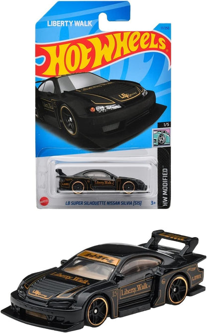 Hot Wheels HW Modified 1/5 LB Super Silhouette Nissan Silvia [S15] (Black) - Japanese Card
