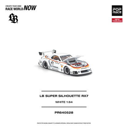*Pre-Order* Pop Race - LB Super Silhouette RX7 (FD3S) White