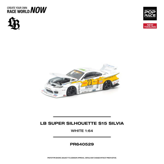 *Pre-Order* Pop Race - LB Super Silhouette S15 SILVIA WHITE