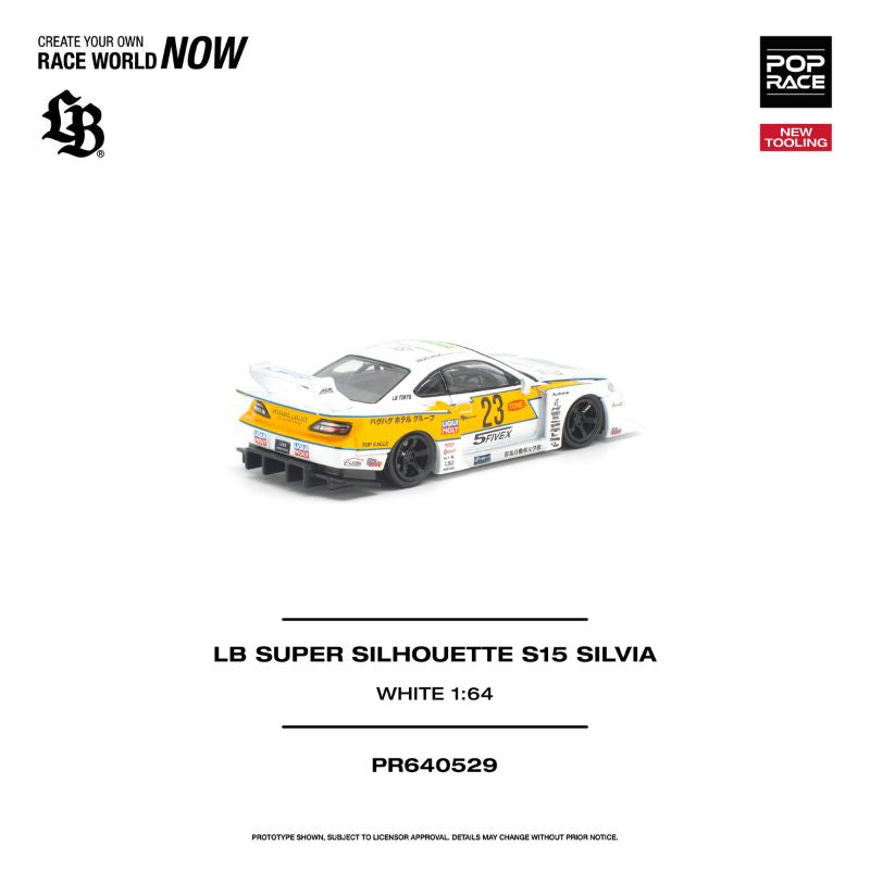 *Pre-Order* Pop Race - LB Super Silhouette S15 SILVIA WHITE