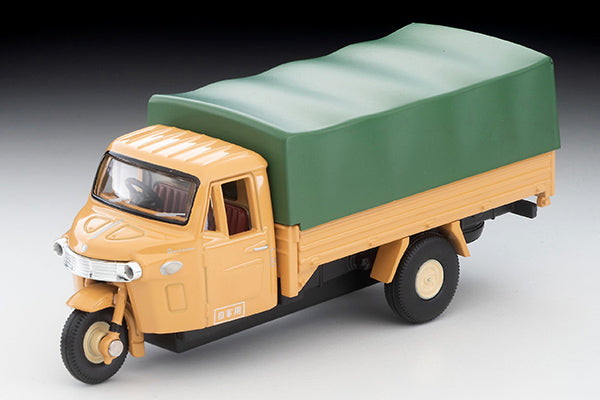 Tomytec Tomica Limited Vintage LV-12d Daihatsu CO10T (Brown) with figures