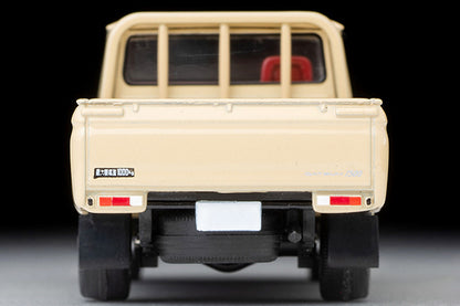 Tomytec Tomica Limited Vintage LV-195d Datsun 1300 Truck (Light Brown) with figures
