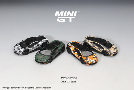 *Pre-Order* Mini GT MGTS0026 Lamborghini Huracán Sterrato All Terrarin Set