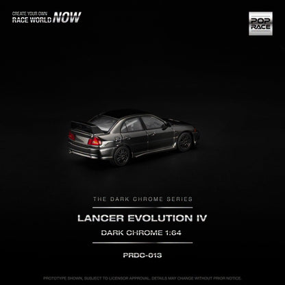 *Pre-Order* Pop Race - PRDC013 Lancer Evolution IV Dark Chrome