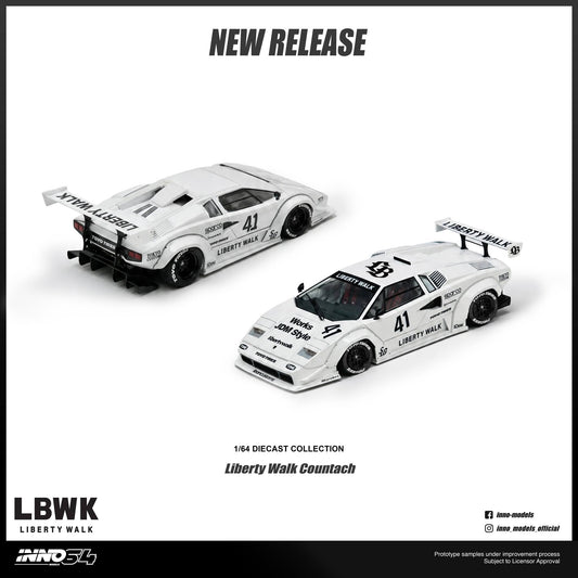 *Pre-Order* INNO Models INNO64 Liberty Walk Countach